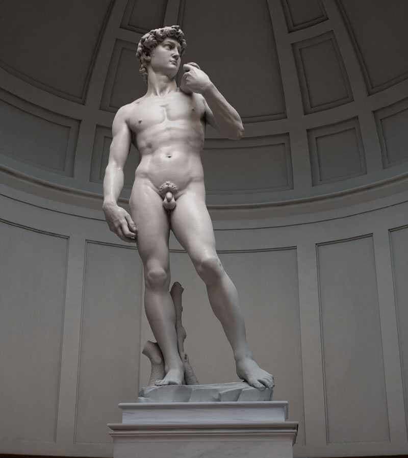 Naked art Michelangelo Sculptures David