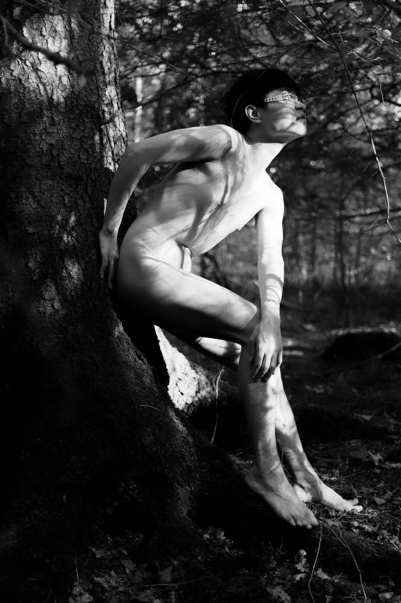Naked Outdoor in the woods 1