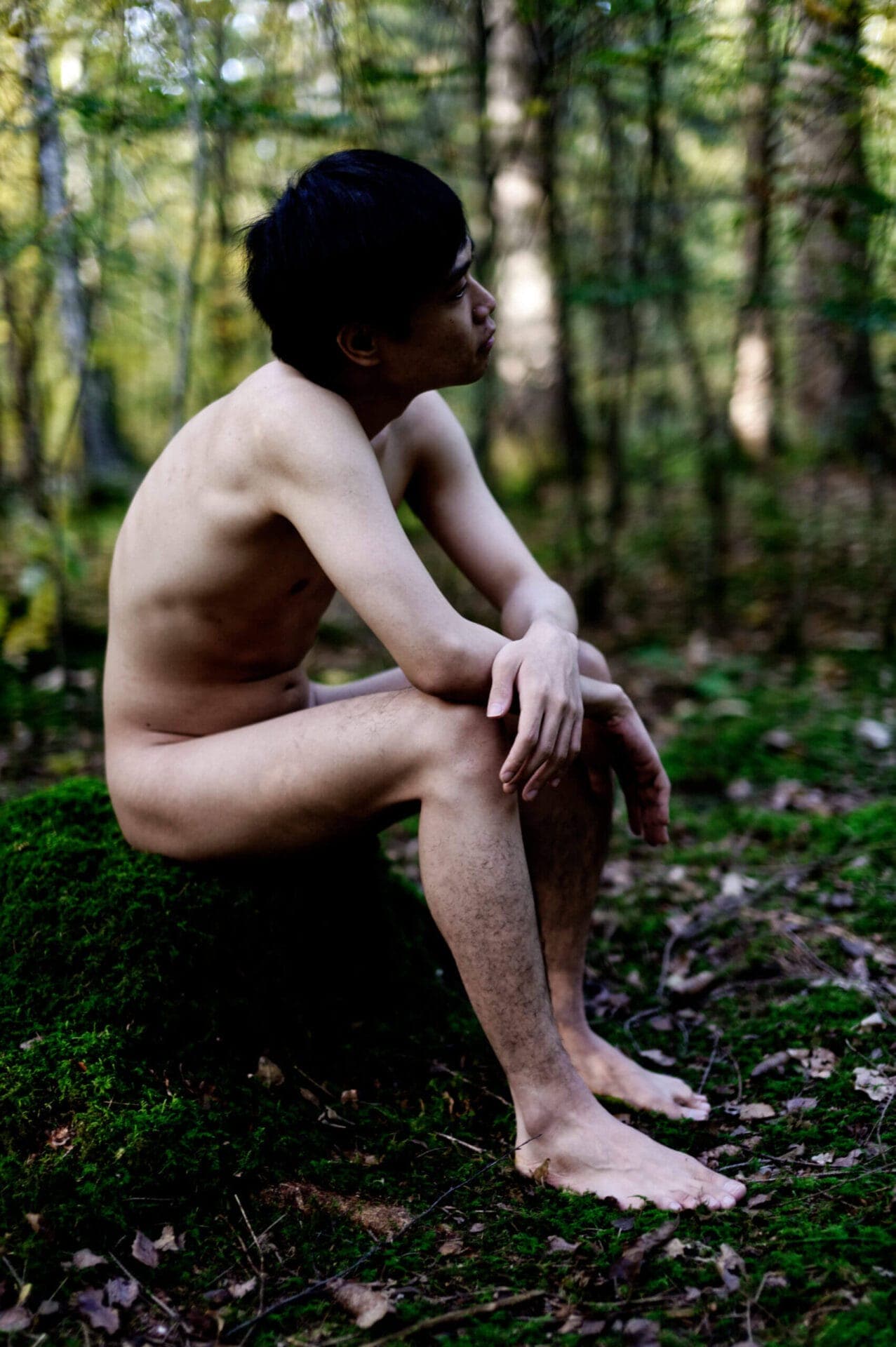Naked Outdoor in the woods 10