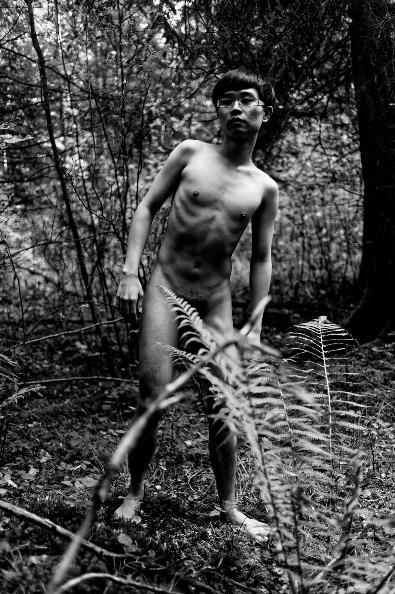 Naked Outdoor in the woods 16