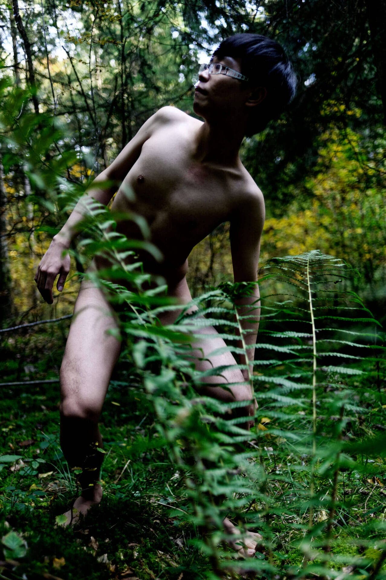 Naked Outdoor in the woods 17