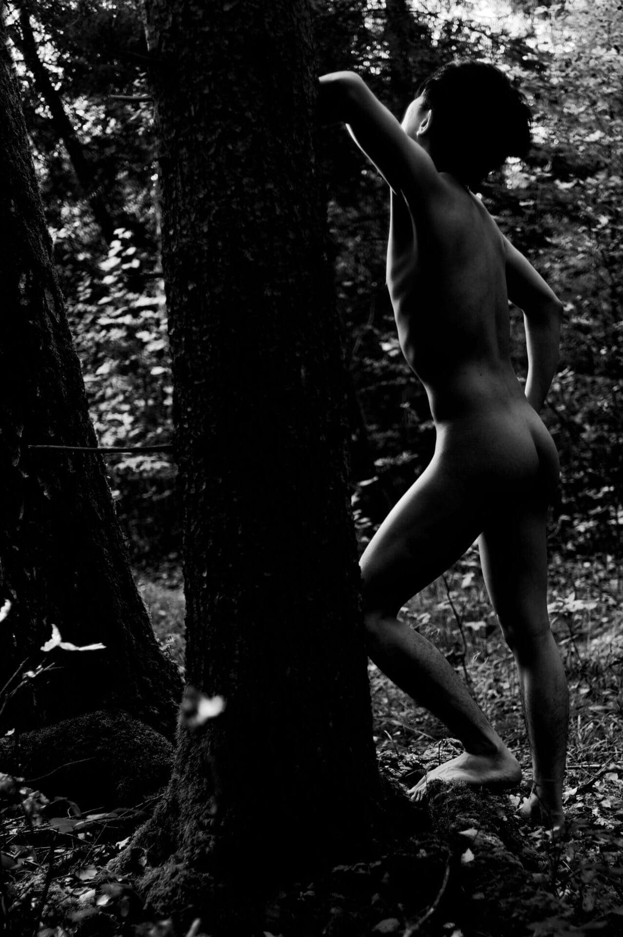 Naked Outdoor in the woods 23