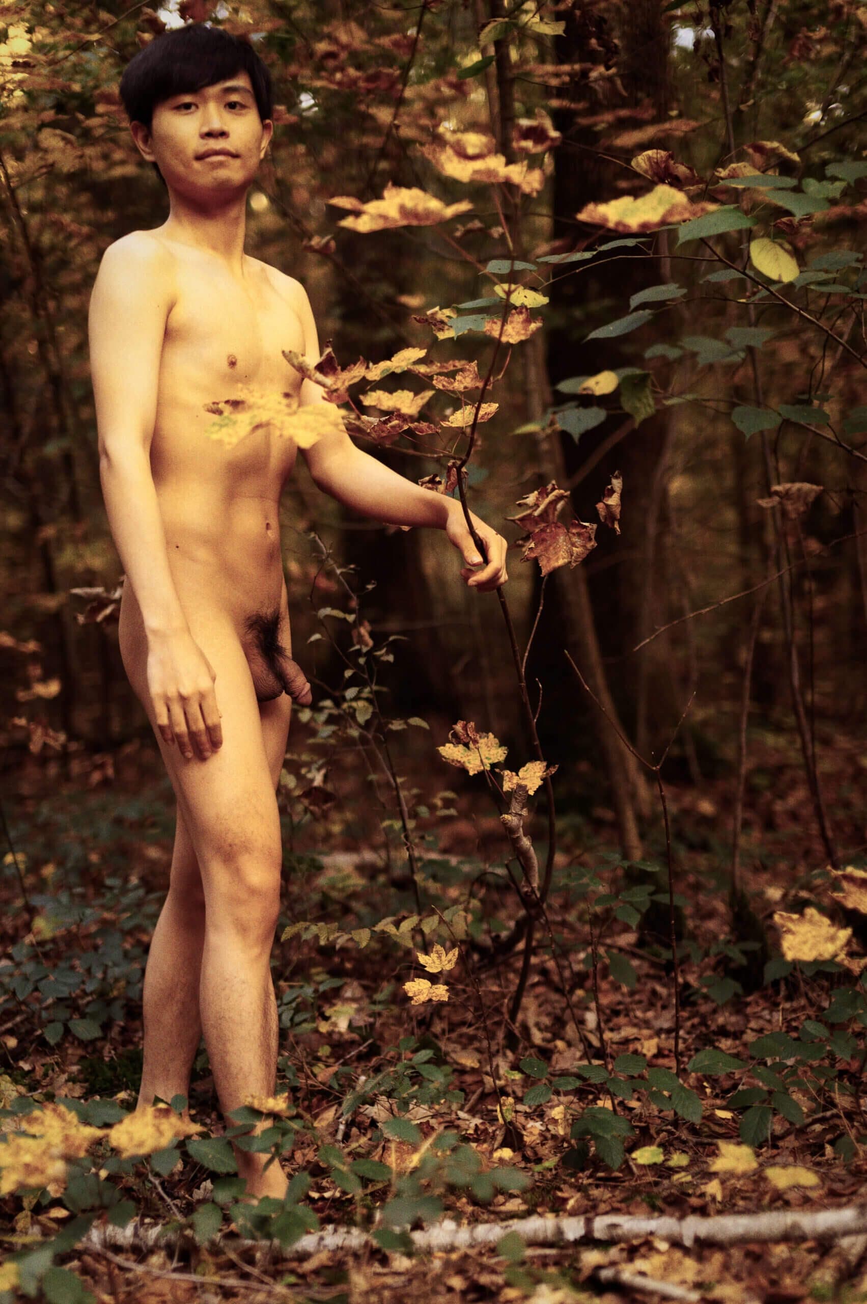 Naked Outdoor in the woods 27