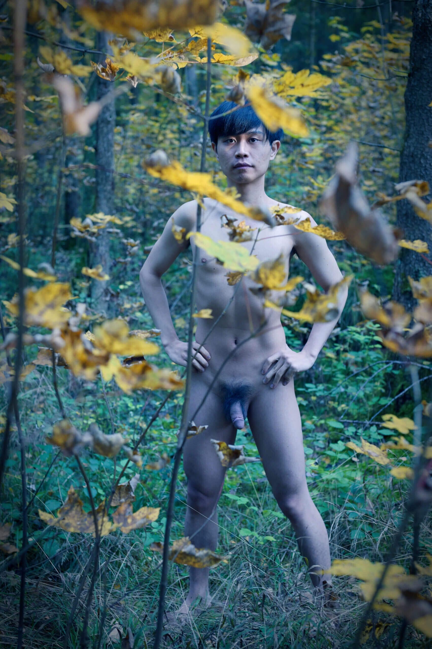 Naked Outdoor in the woods 31