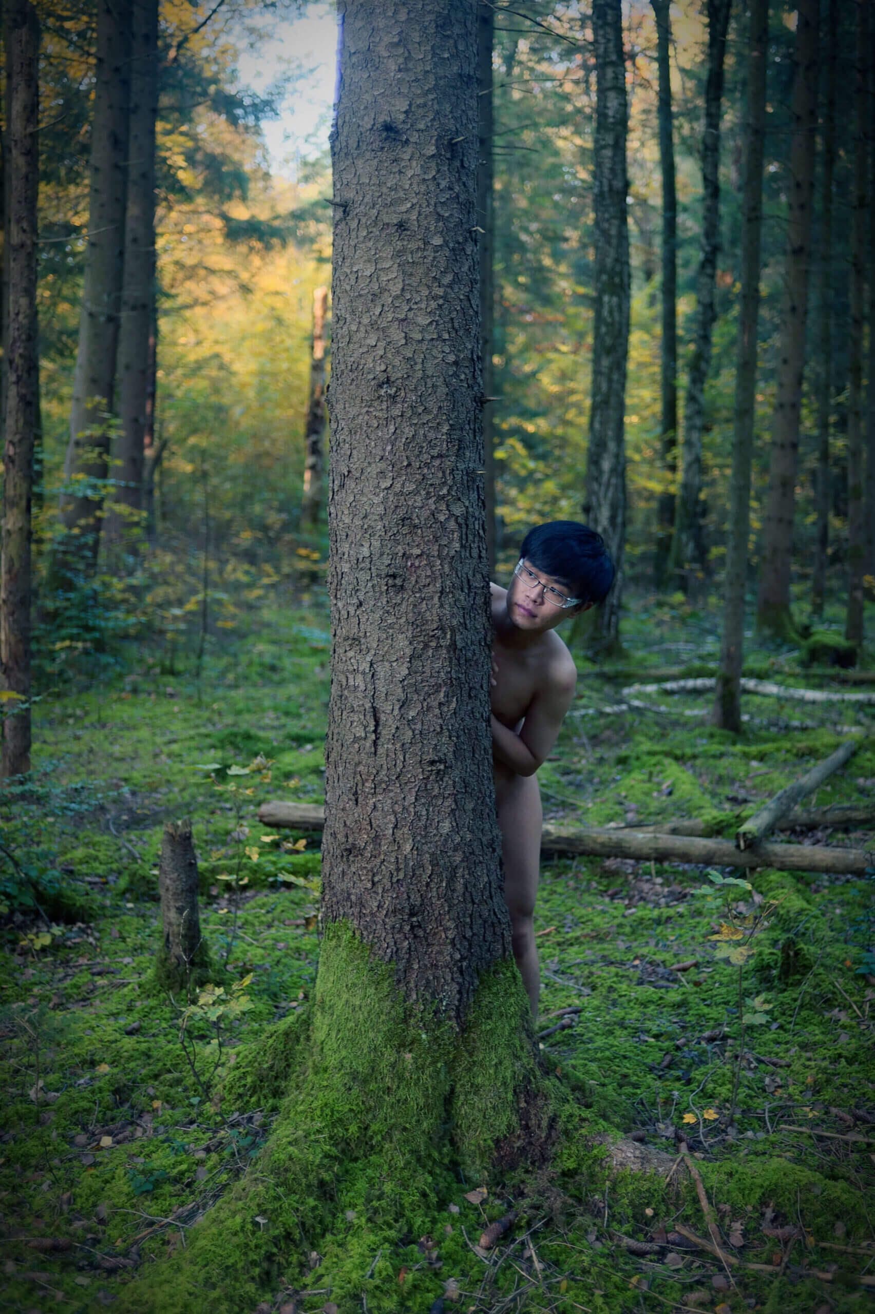 Naked Outdoor in the woods 38