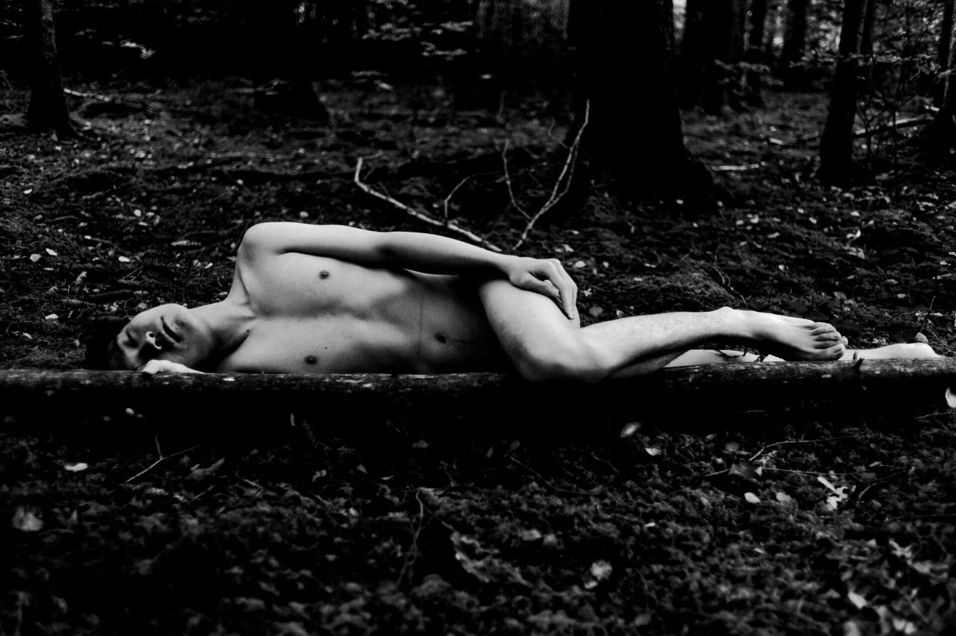 Naked Outdoor in the woods 43