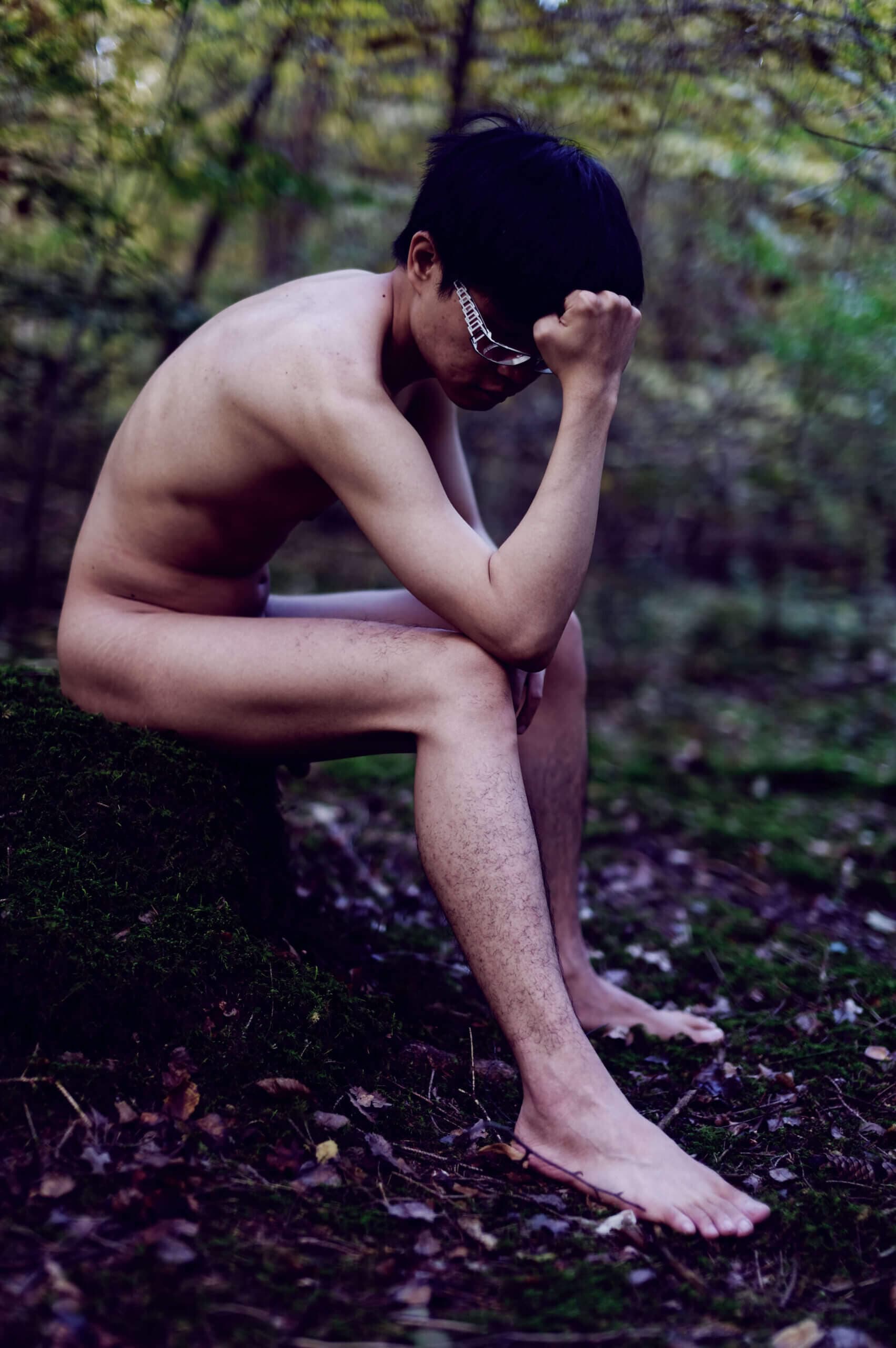 Naked Outdoor in the woods 9