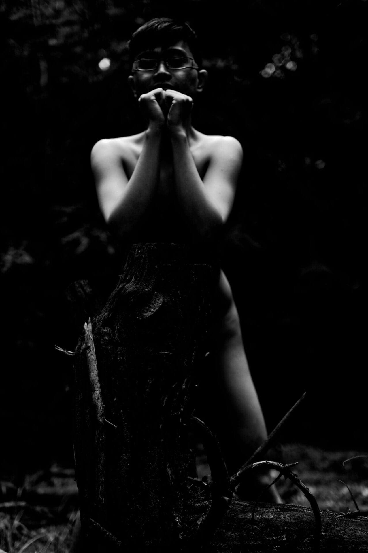 Naked Outdoor in the woods again 14