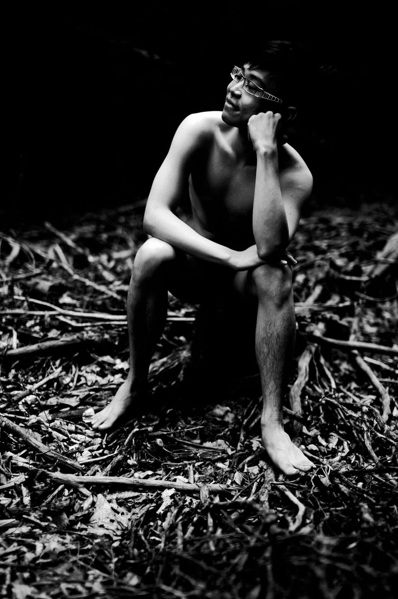 Naked Outdoor in the woods again 20