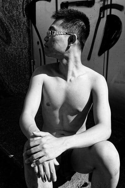 Naked Outdoor shoot in Nymphenburg 19