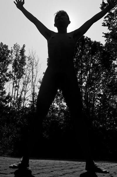 Naked Outdoor shoot in Nymphenburg 51