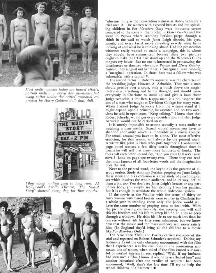 Nude living magazine 2 in 1961