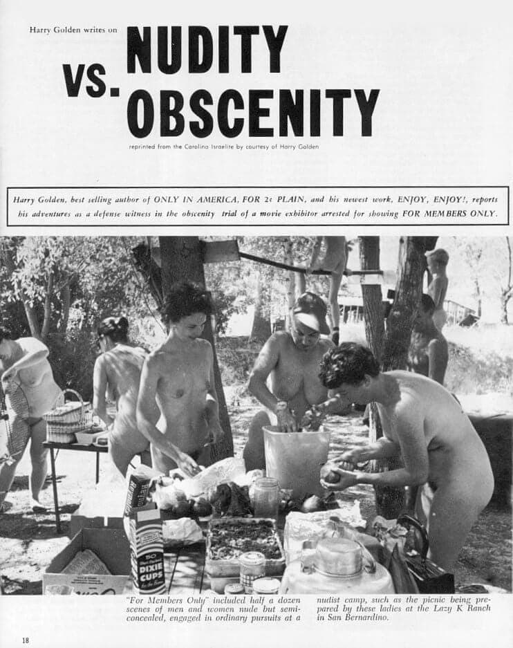 Nude living magazine 3 in 1961