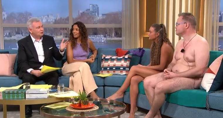 Nudist life on TV naked