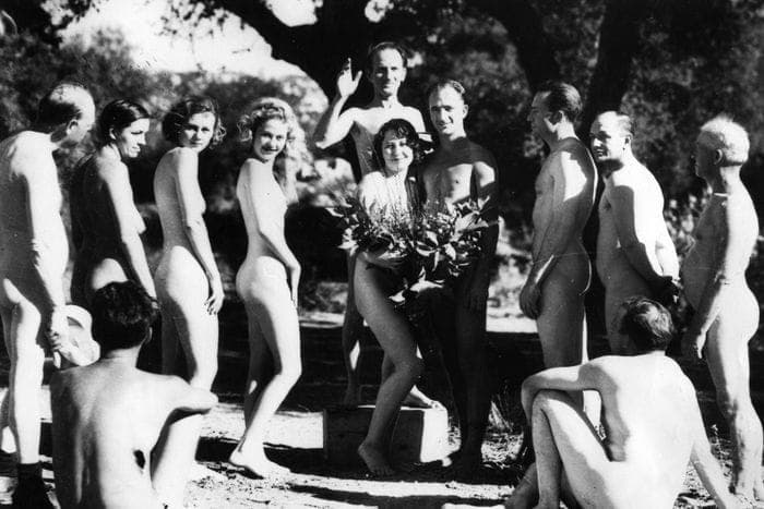 nudists wedding