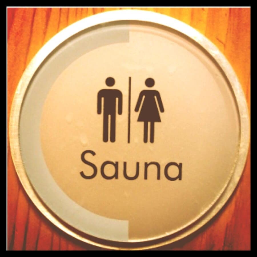 sauna naked