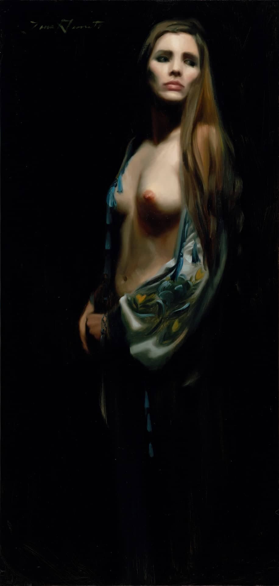 Tina's semi nude art work