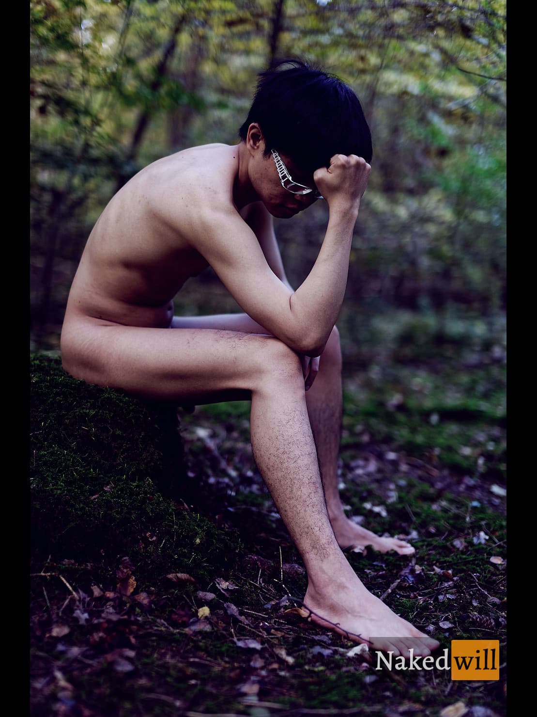 Nude Solitude in the Woods